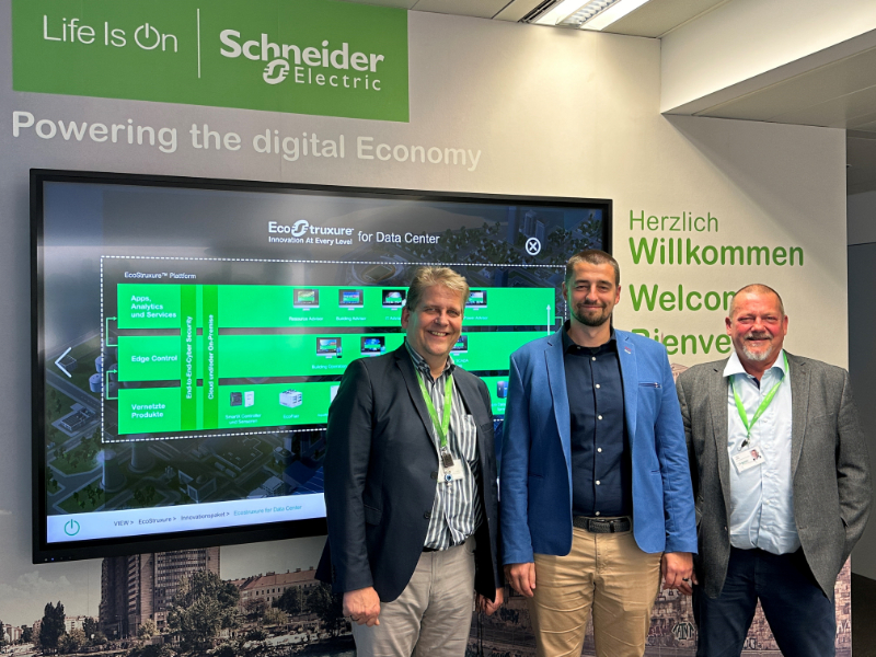 DC Vision und EcoStruxure IT Advisor ermöglichen Echtzeit-Überwachung im Rechenzentrum.