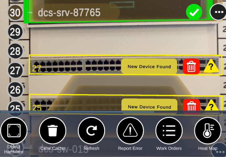 3D-Rack-Visualisierung mit Augmented Reality im Rechenzentrumsbetrieb